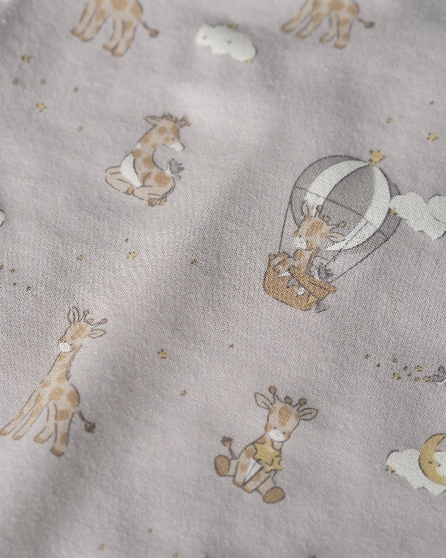 Crew Neck T-Shirt & Shorts Loungewear, Giraffes