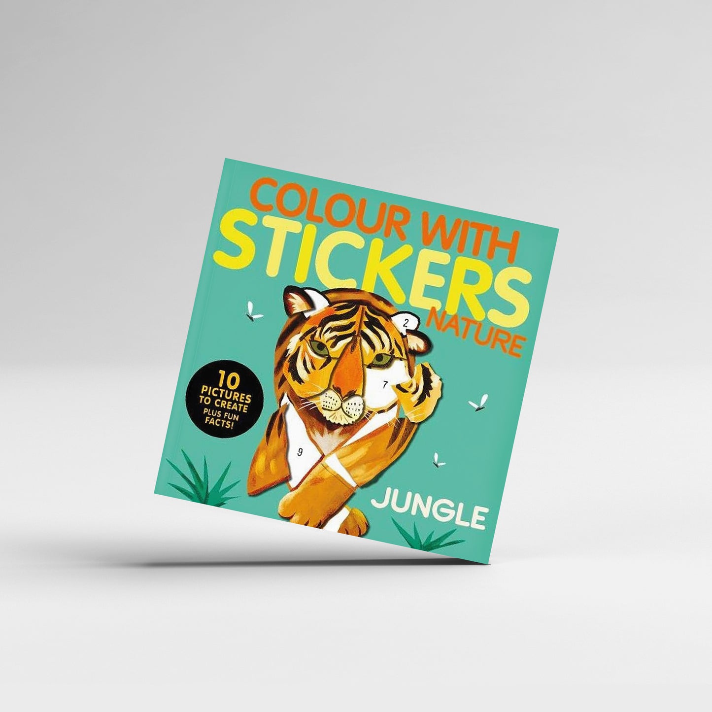 Colour with Stickers: Jungle, Sticker Book