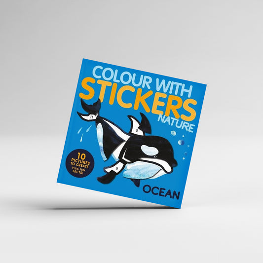 Colour with Stickers: Ocean, Sticker Book