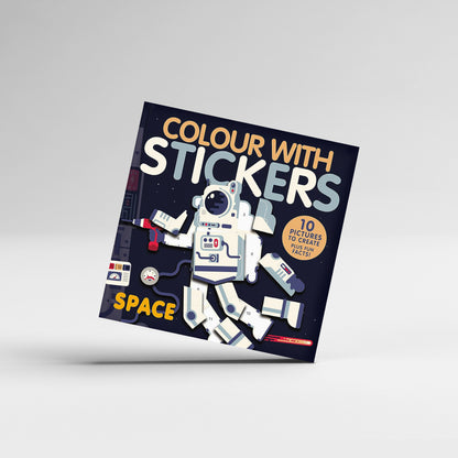 Colour with Stickers: Space, Sticker Book