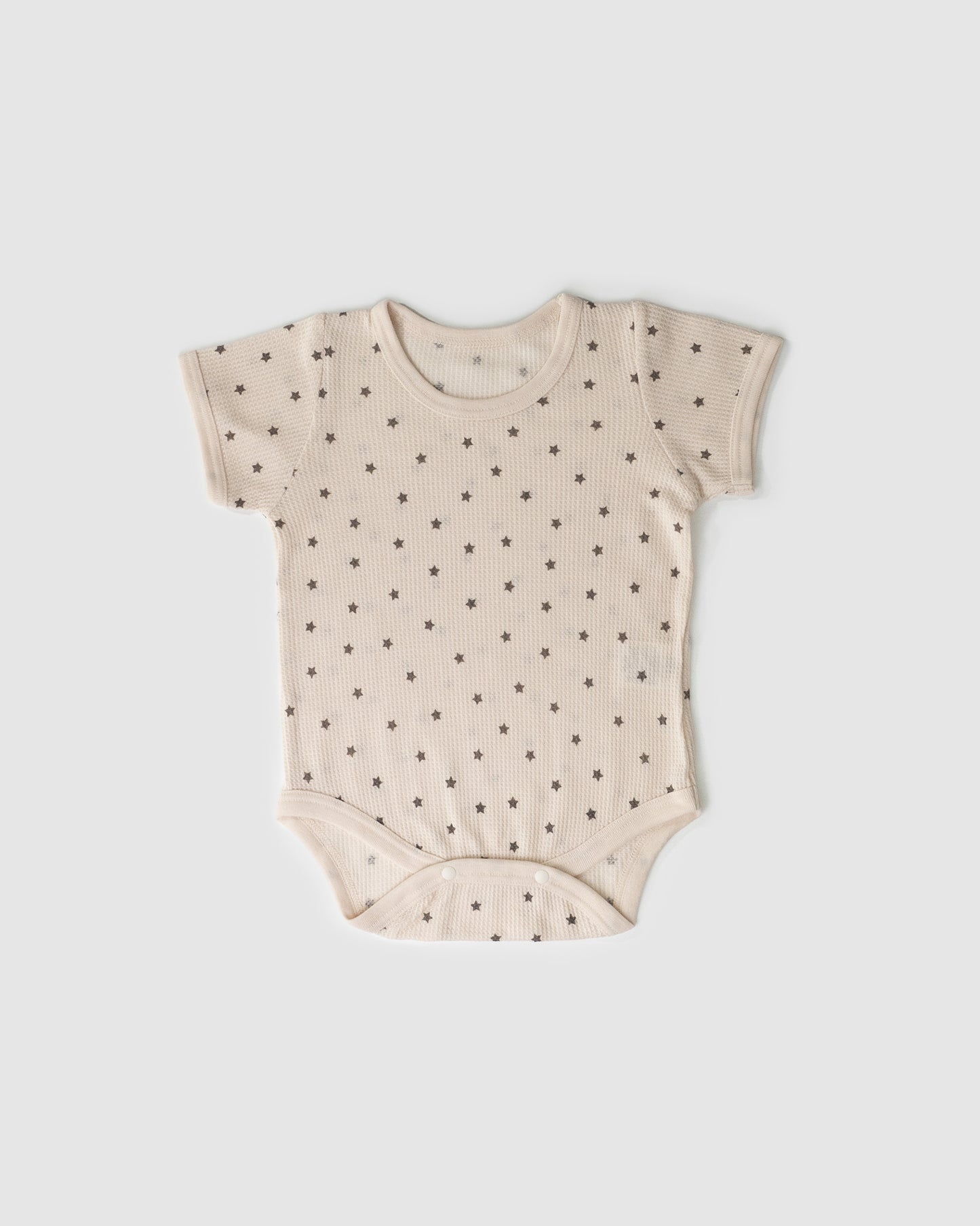 Pack of Three - Waffle Short Sleeve Bodysuit, Stars