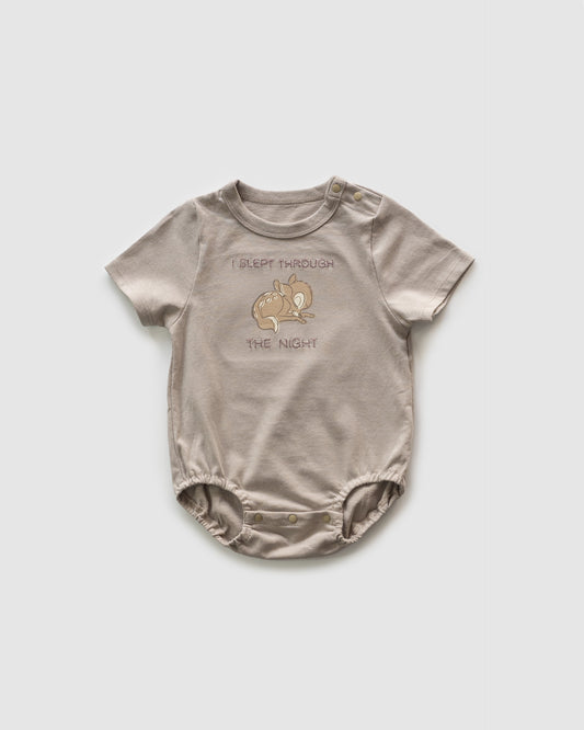 Bambi Bodysuit with Embroidered Text, Hazelwood