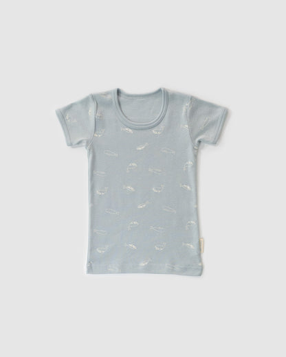 Pack of Two - Short Sleeve T-Shirt, Whales and Stars