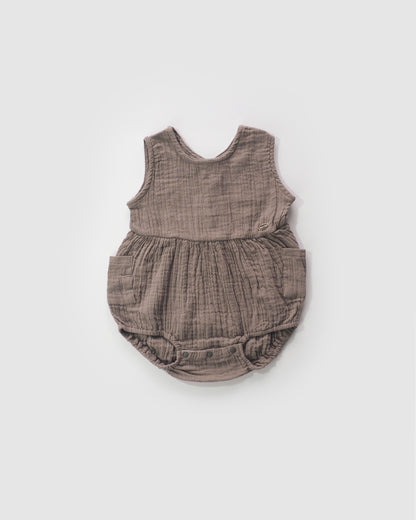 Sleeveless Bodysuit, Cocoa