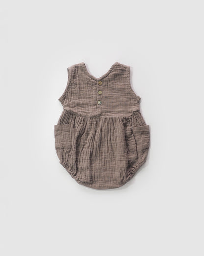 Sleeveless Bodysuit, Cocoa