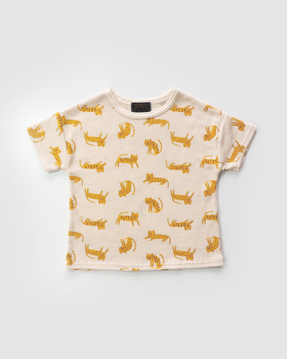 Safari Waffle T-Shirt, Off-white